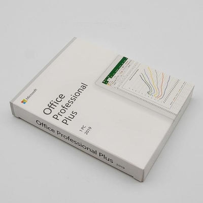 소매 키 코드 마이크로소프트 오피스 2019년 전문적 DVD 소매 박스